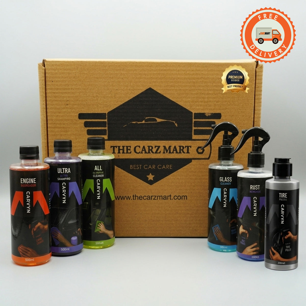 Carvyn Car Care Combo – Pack of Six