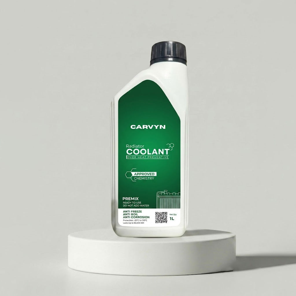 Carvyn Green Premix Radiator Coolant – Advanced Overheat Preventive & Protection