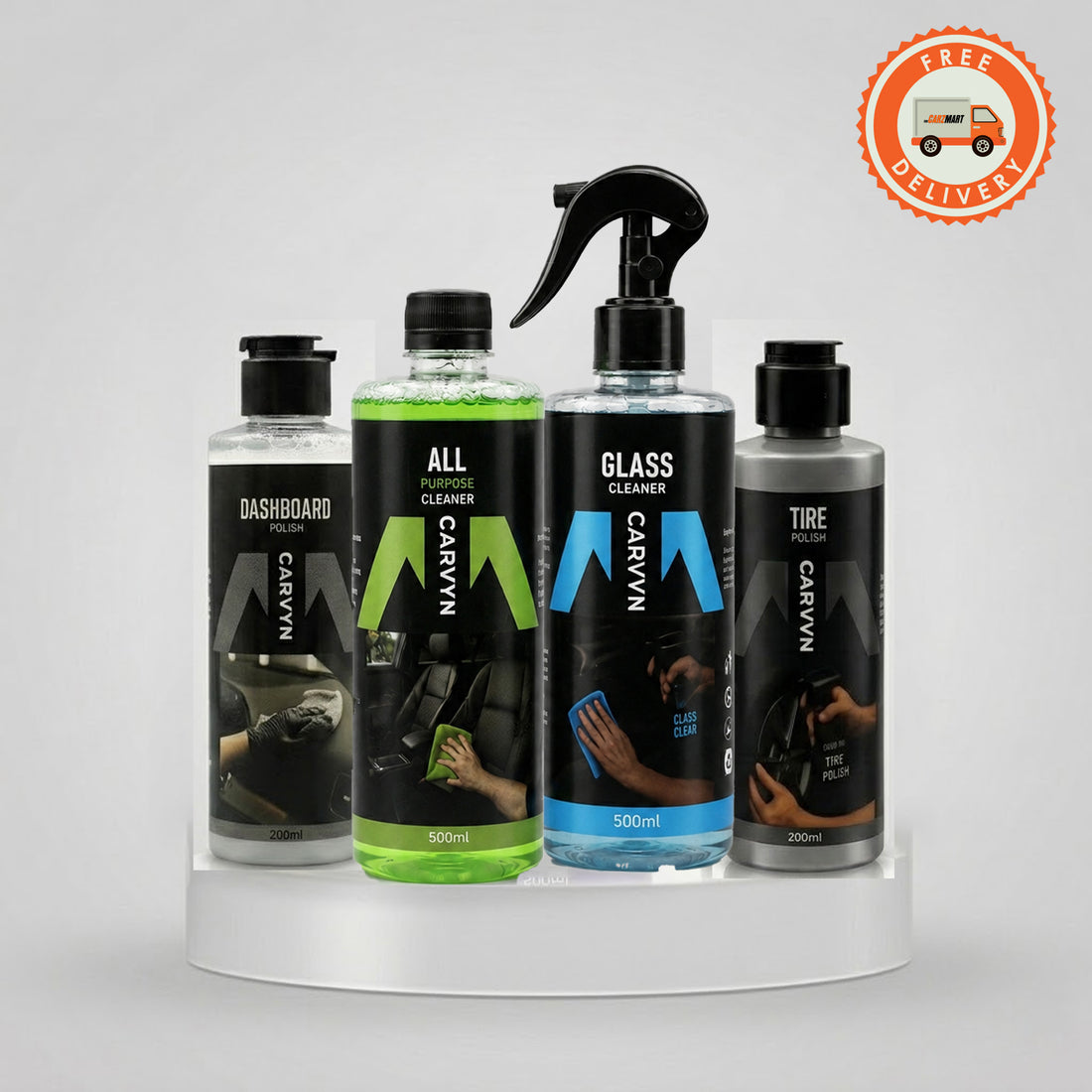 CARVYN Ultimate Restore Kit – 4-in-1 Complete Car Detailing &amp; Care Bundle