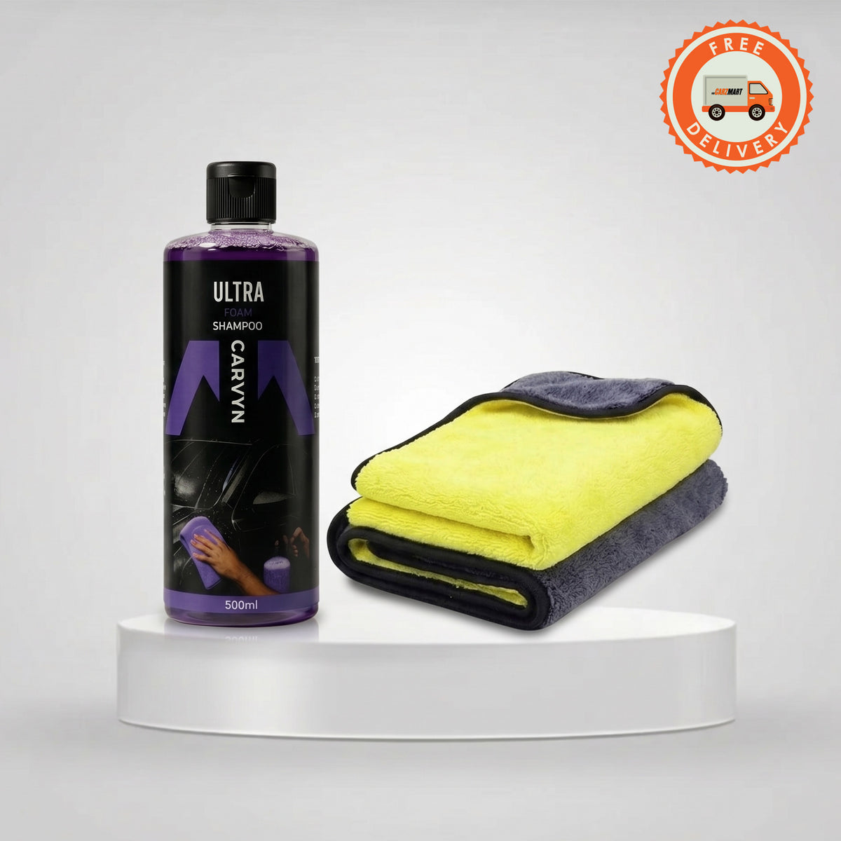 Essential Wash Bundle (Ultra Foam Shampoo + Premium Microfiber)